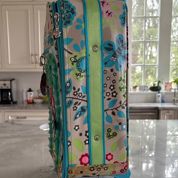 Oilily Blue and Pink Mermaid Kids suitcase - Picture 6 of 13